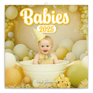 Nástěnný poznámkový kalendář 2025 Babies – Věra Zlevorová