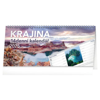 Stolní kalendář 2025 Krajina – 14denní