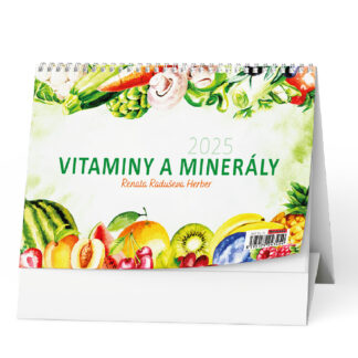 Stolní kalendář 2025 Vitamíny a minerály Renaty Raduše Herber