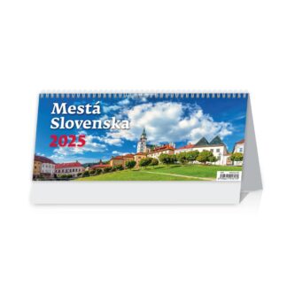 Stolní kalendář 2025 - Mestá Slovenska