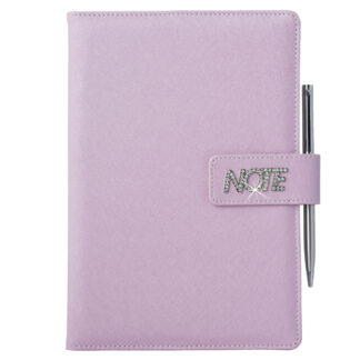 Notes - zápisník BRILIANT B6 čtverečkovaný - světle růžová