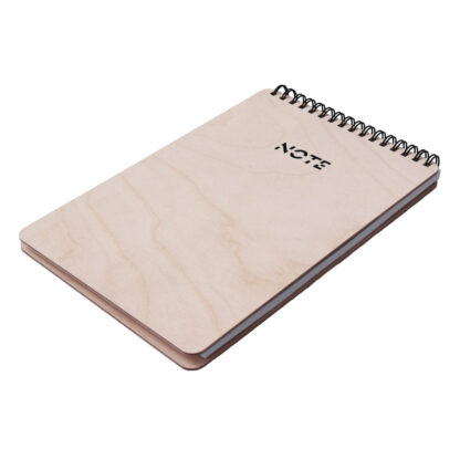 Dřevěný Notes - zápisník TOP WOOD A5 na výšku dřevěný bříza - linkovaný twin wire - Image 2