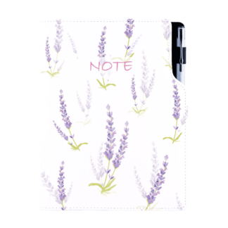 Notes - zápisník DESIGN B5 čtverečkovaný - Levandule