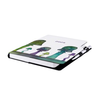 Diář DESIGN týdenní B5 2025 - Houby - Image 2