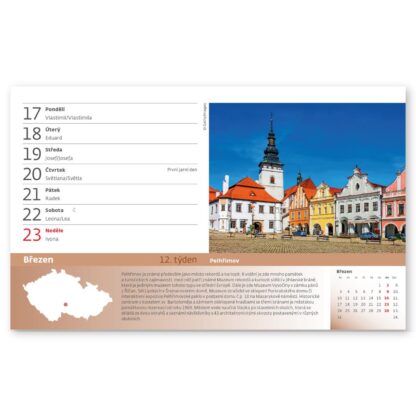 Stolní kalendář 2025 - 55 turistických nej Čech, Moravy a Slezska - Image 2