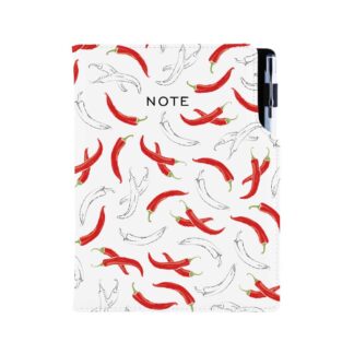 Notes - zápisník DESIGN B5 čtverečkovaný - Chilli