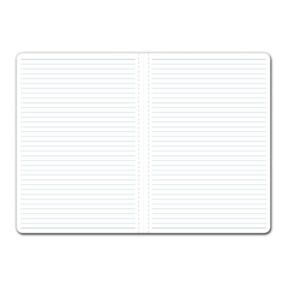 Notes - zápisník AMOS A5 linkovaný - červená/modrá gumička - Image 3