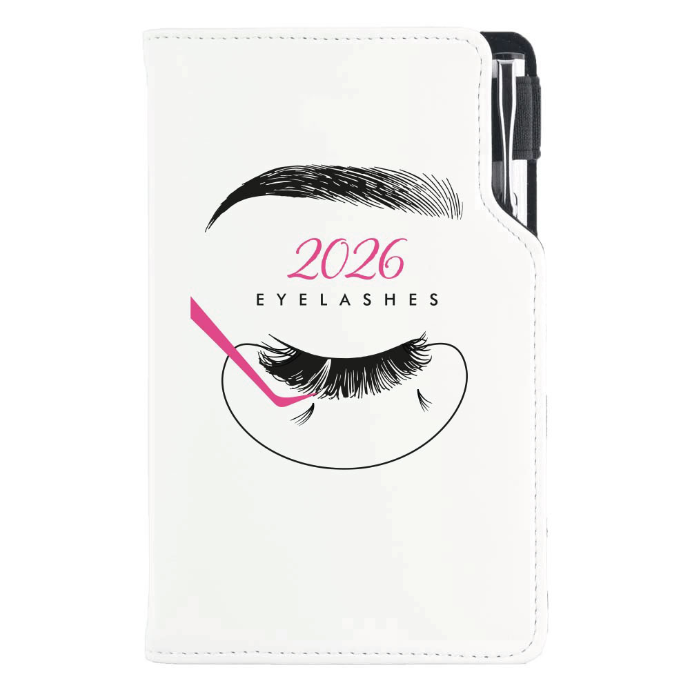 Diář KOSMETICKÝ Eyelashes - DESIGN týdenní kapesní 2026 český