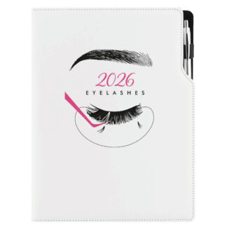 Diář KOSMETICKÝ Eyelashes - DESIGN denní A4 2026