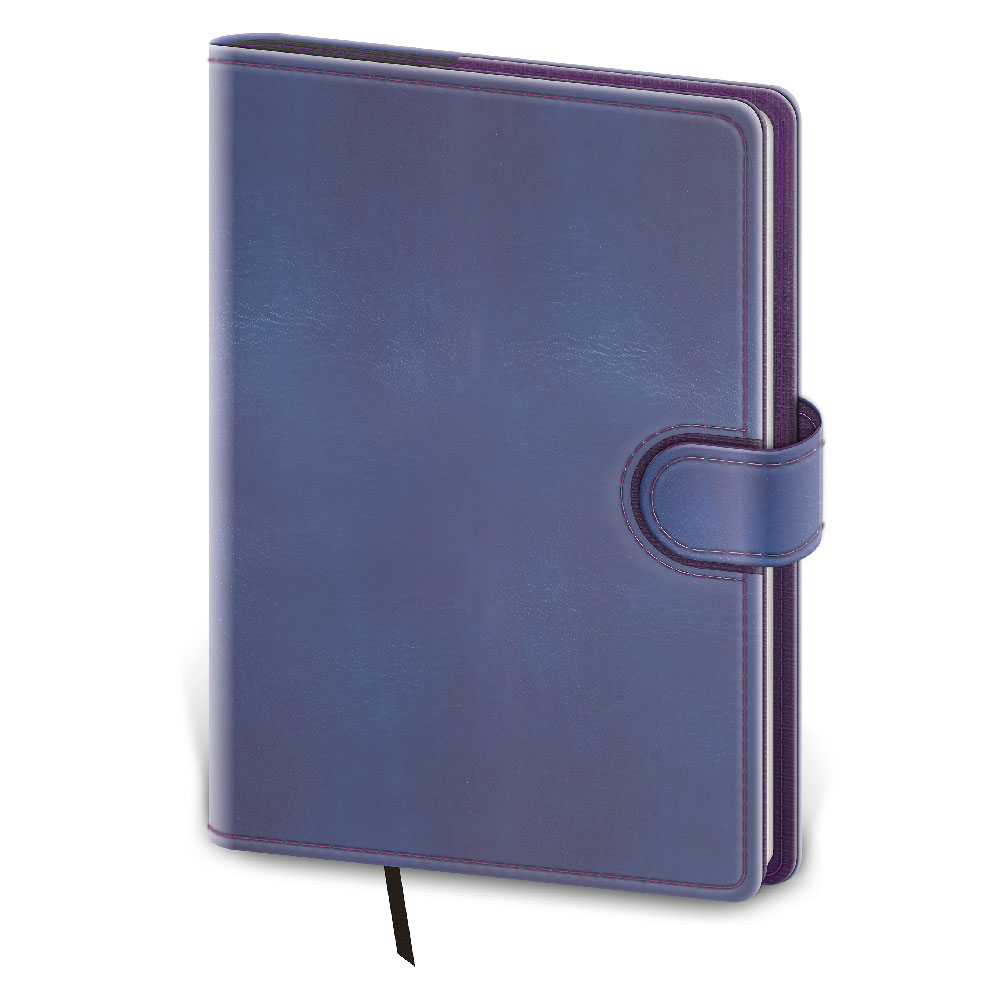 Týdenní diář A5 2026 Flip - double violet