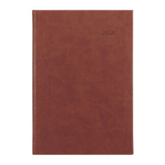 Denní diář 2026 Viva A5 - hnědá