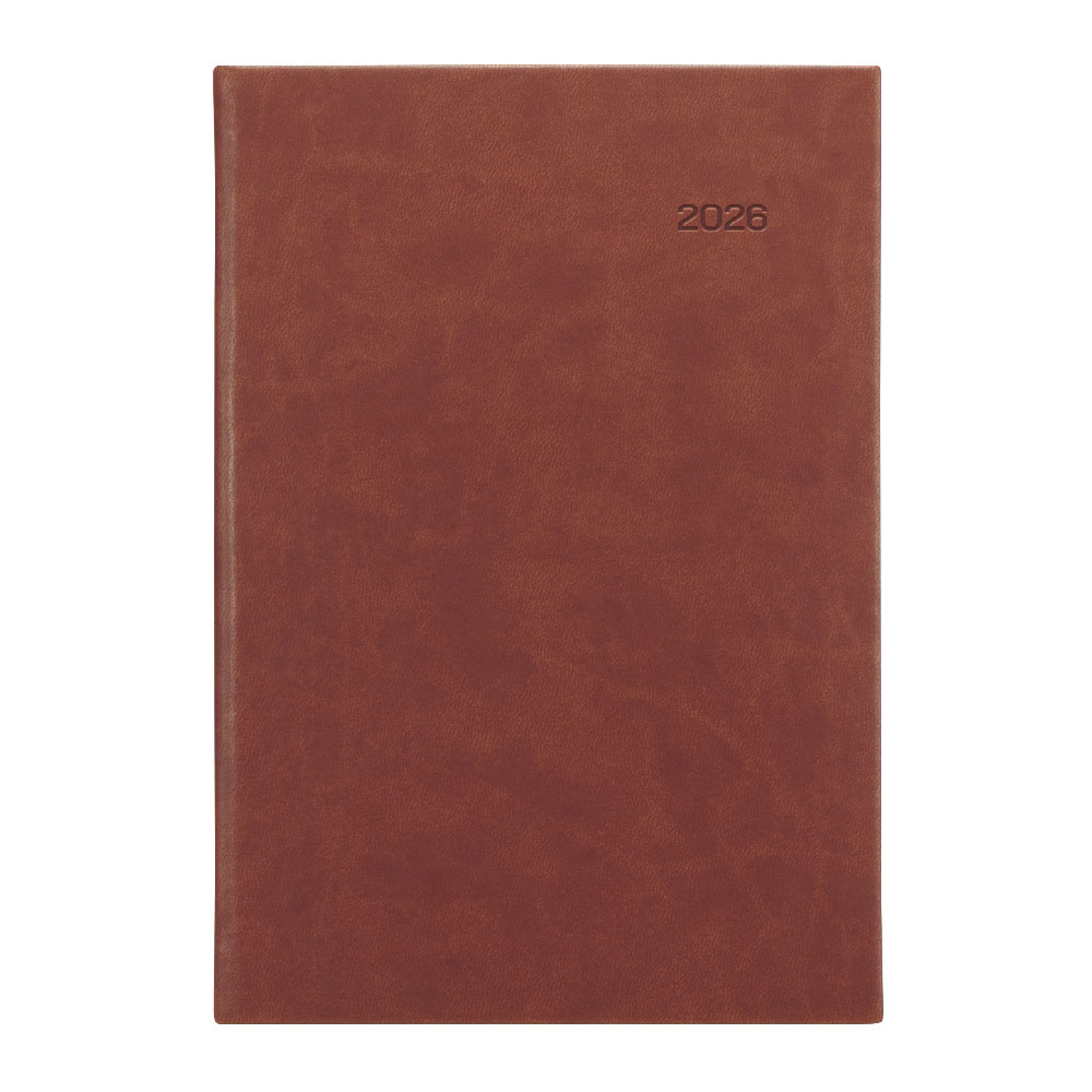Denní diář 2026 Viva A5 - hnědá