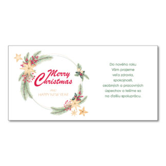 Novoročenka SK 2026 - jehličí s hvězdami