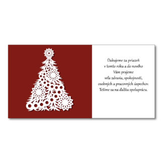 Novoročenka SK 2026 - bílý stromeček