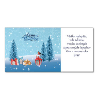 Novoročenka SK 2026 - vánoční krajina