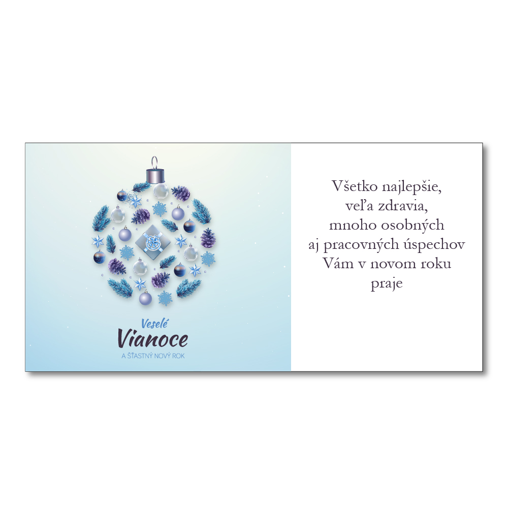 Novoročenka SK 2026 - vánoční ozdoba