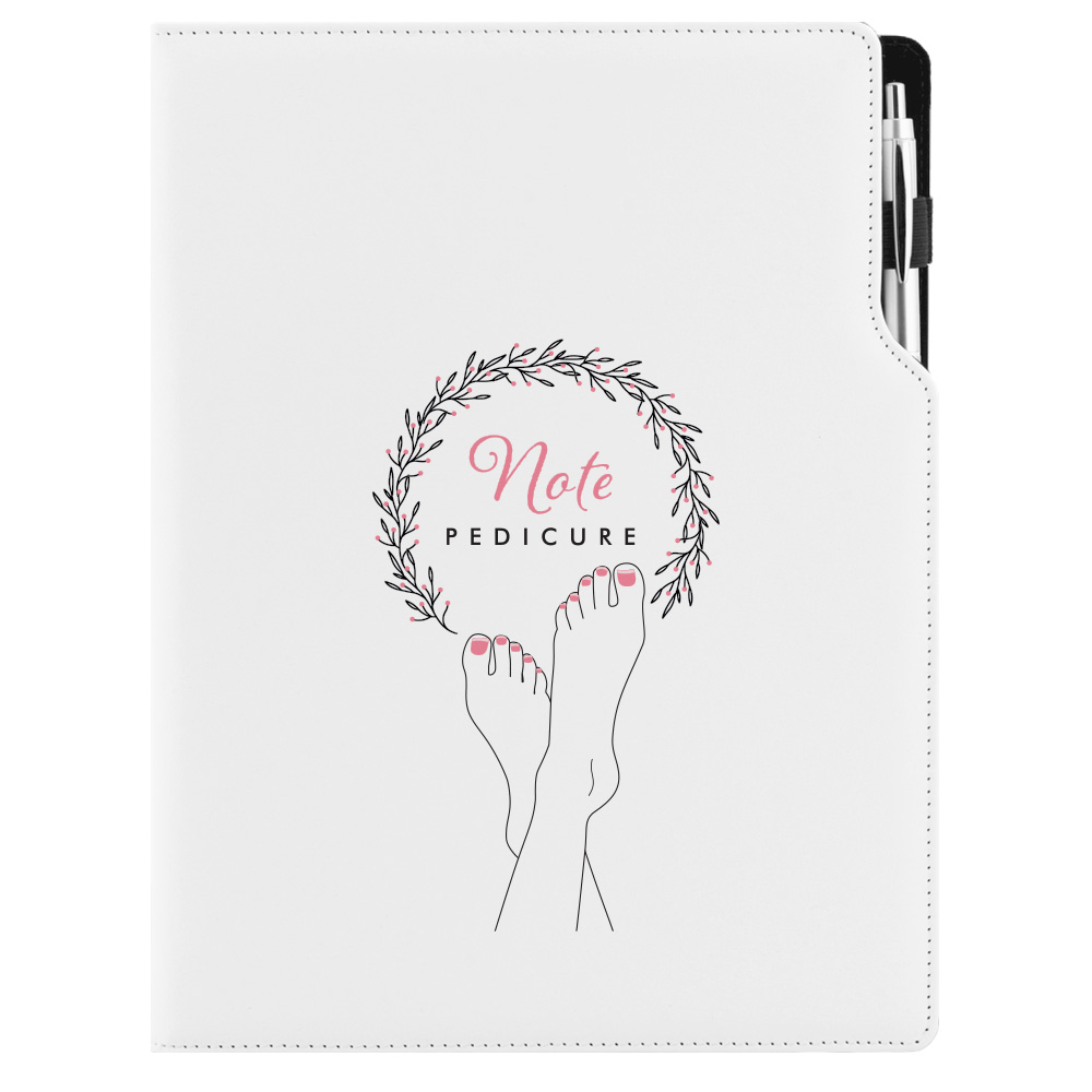 Notes DESIGN A4 tečkovaný - Pedikúra