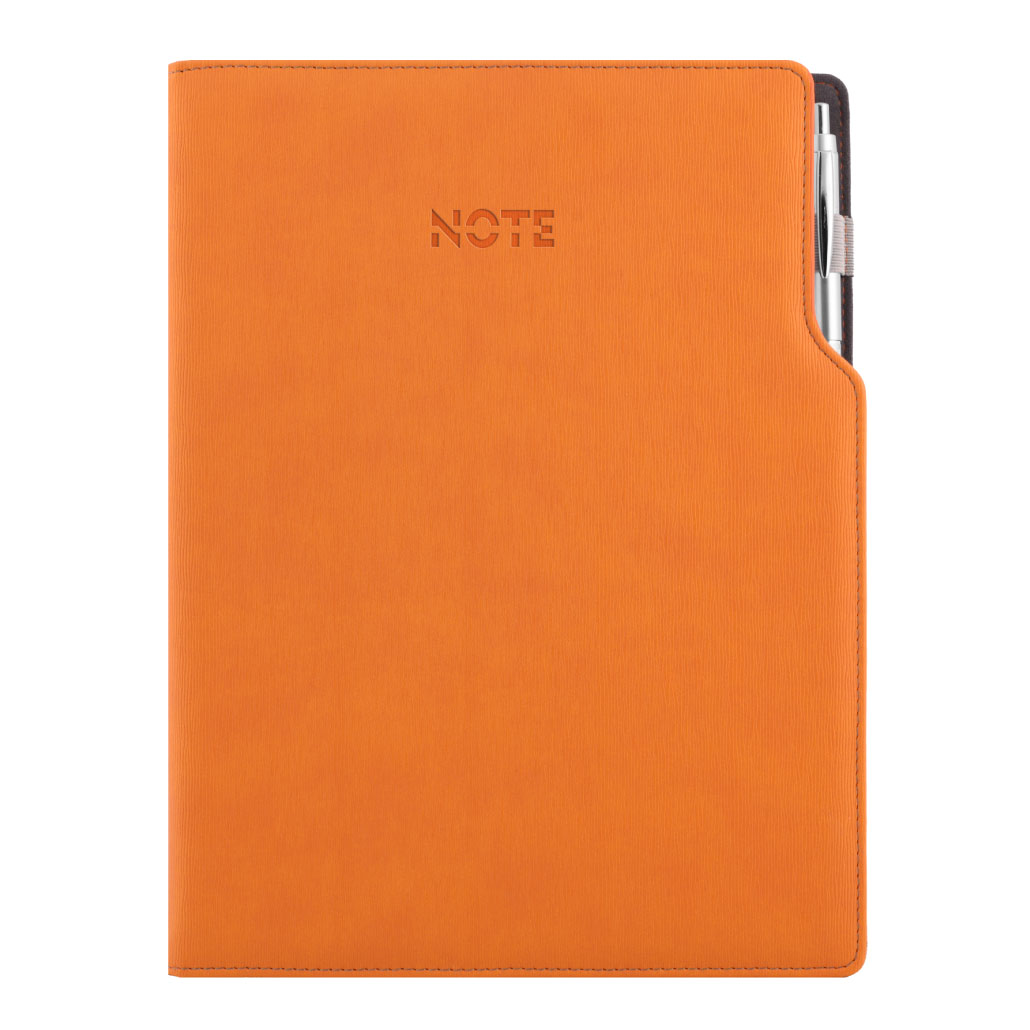 Notes - zápisník GEP A4 nelinkovaný - oranžová